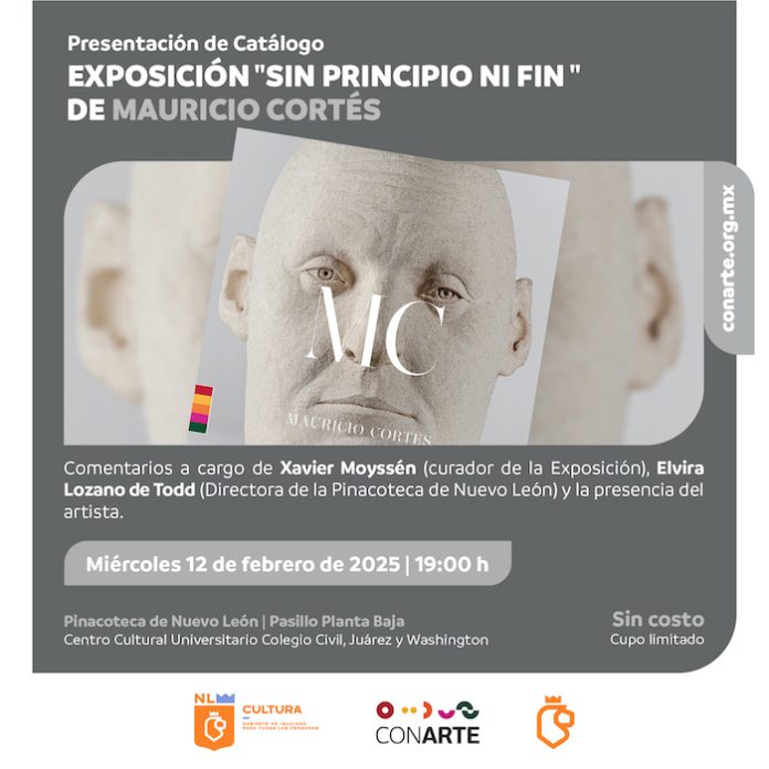 Invita Conarte a la presentación del Catálogo de la Exposición “Sin Principio Ni Fin”, de Mauricio Cortés