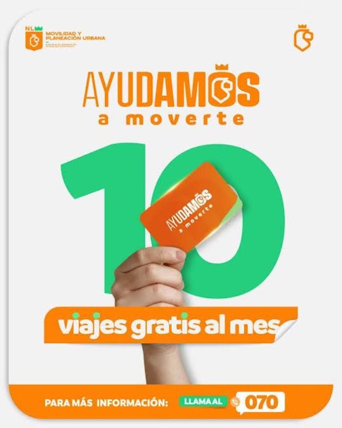 Inicia registro para viajes gratis en transporte público en NL