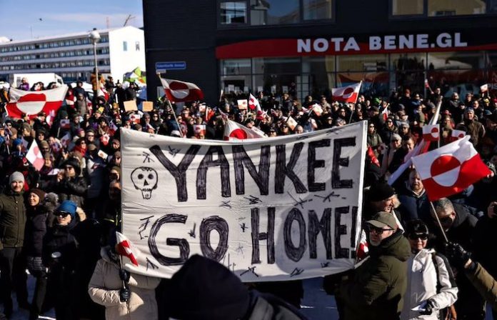 Video: “¡Ya basta!”: cientos de groenlandeses se manifiestan contra Trump
