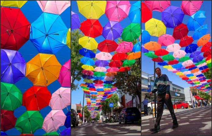 Guadalupe transforma su Plaza Principal con ‘Cielo de Colores’ para fomentar la convivencia social