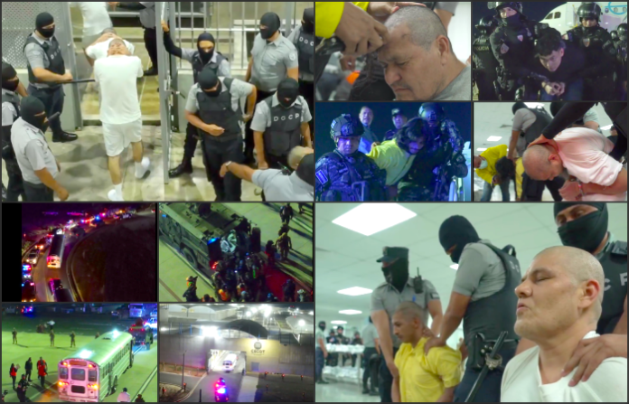 Video: Enviados a El Salvador desde EU unos 238 presos de la banda Tren de Aragua