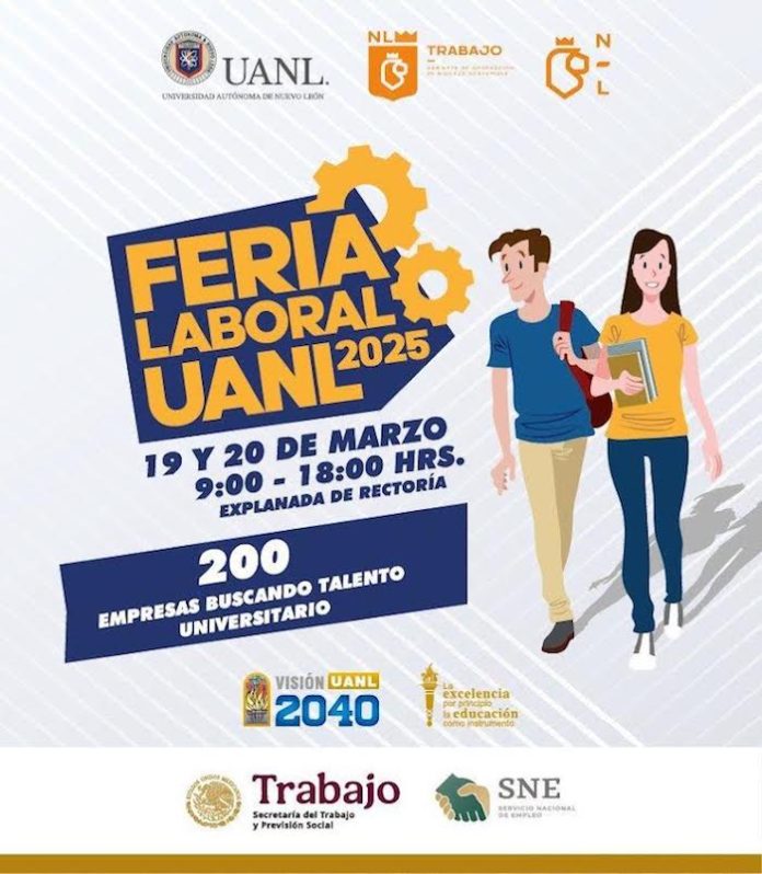 UANL y Secretaría de Trabajo presentan la Feria de Empleo 2025 con más de 1,200 vacantes