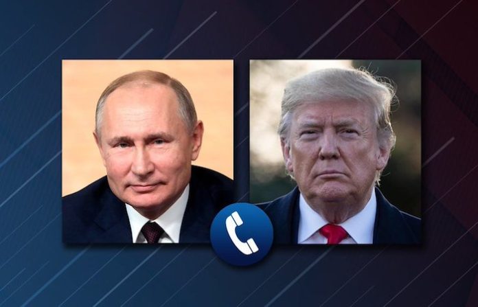 Trump afirma que el diálogo con su par ruso Putin este martes fue “muy bueno y productivo”