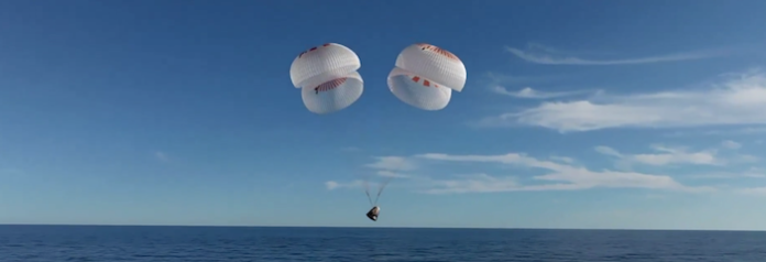 Ameriza la nave SpaceX Dragon con astronautas varados 9 meses en la EEI