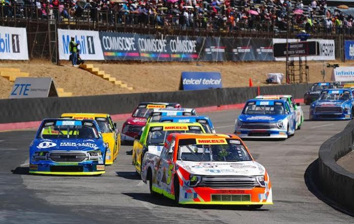 Mateo Girón domina la primera fecha de las Trucks México Series 2025 en San Luis Potosí