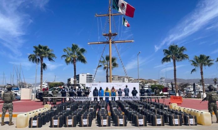 México intercepta a 1.621 personas y 22 toneladas de droga en frontera norte en 6 semanas