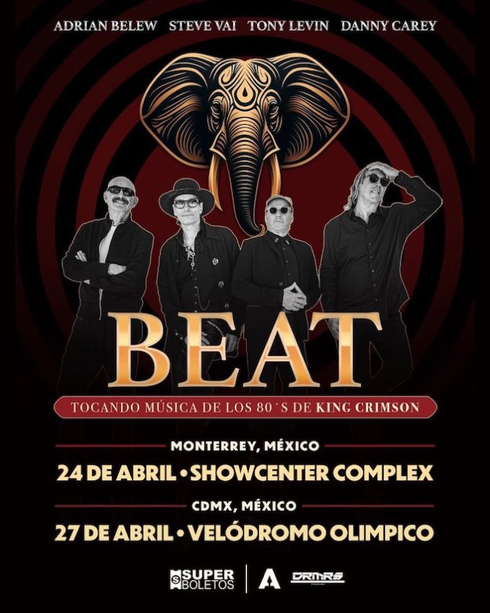 Supergrupo BEAT revive el legado de King Crimson en gira mundial