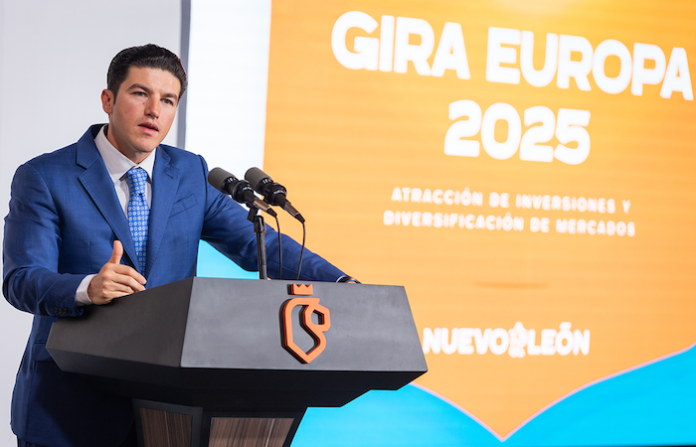 Samuel García emprende gira europea para atraer inversiones millonarias