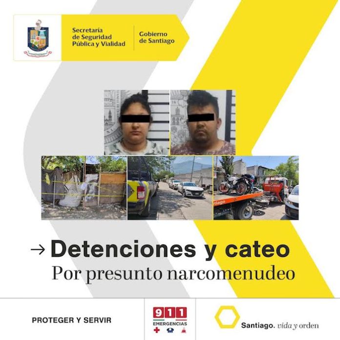 Desmantelan presunto punto de narcomenudeo en Santiago tras denuncia ciudadana