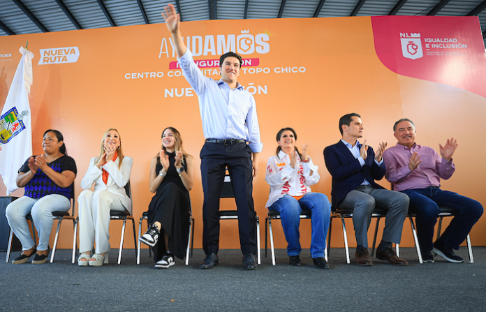 Inaugura Gobernador Samuel García Centro Comunitario Topo Chico con inversión de 10 mdp