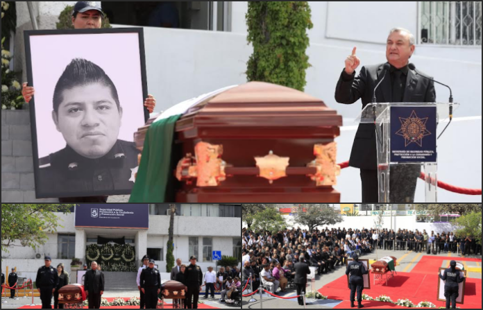 Guadalupe honra la memoria de policías caídos con emotivo homenaje