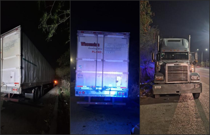 Policía de Santiago recupera camión robado en Apodaca tras intensa operación