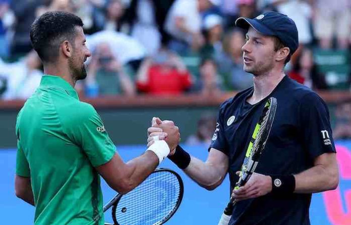 Van de Zandschulp sorprende a Djokovic y cruza con Cerúndolo en Indian Wells
