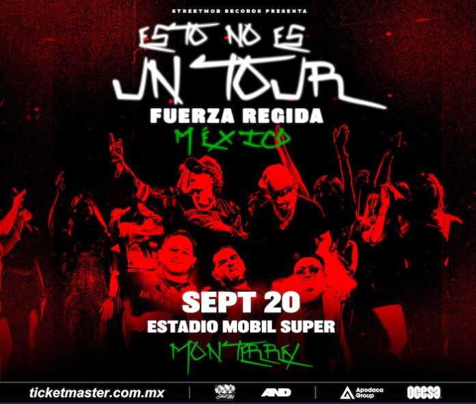 Fuerza Regida anuncia concierto en Monterrey con su gira “Esto No Es Un Tour”