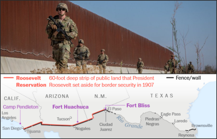 México envía nota diplomática a EU ante despliegue de base militar en frontera