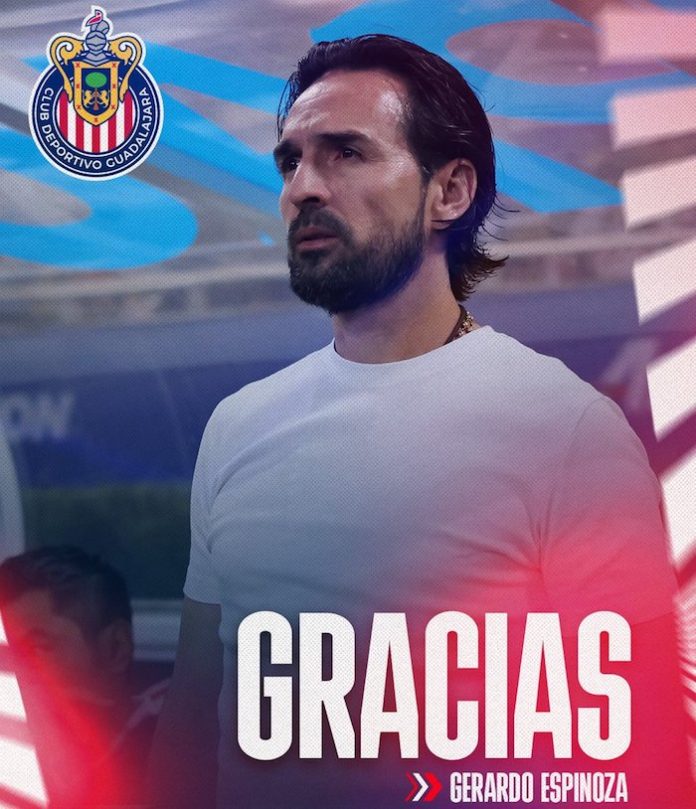 Chivas despide a Gerardo Espinoza tras fracaso en el Clausura 2025
