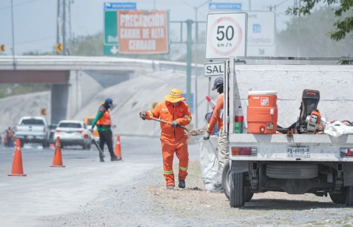 Bulevar Miguel de la Madrid renace: Retiran toneladas de basura en operativo de limpieza ejecutada por el FIDEURB