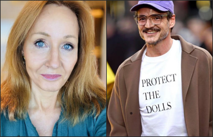 Pedro Pascal arremete contra J.K. Rowling por su transfobia: “Es un comportamiento atroz de perdedora”