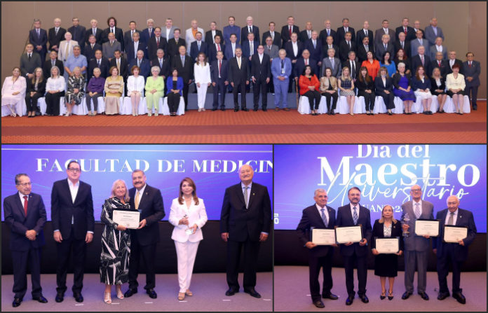 Maestros que forjan el futuro: UANL honra a 87 docentes con décadas de dedicación