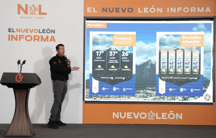 Nuevo León en alerta por primera onda de calor del año