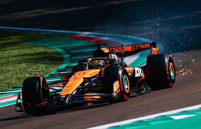 Piastri arrebata la pole en Imola tras caótica clasificación con dos banderas rojas