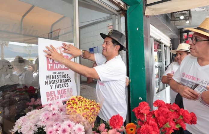 Presidente de la Cámara de Diputados inicia gira para promover el voto en la Elección Judicial