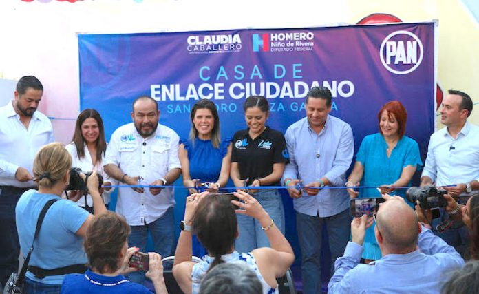 Claudia Caballero inaugura espacio de atención ciudadana en San Pedro