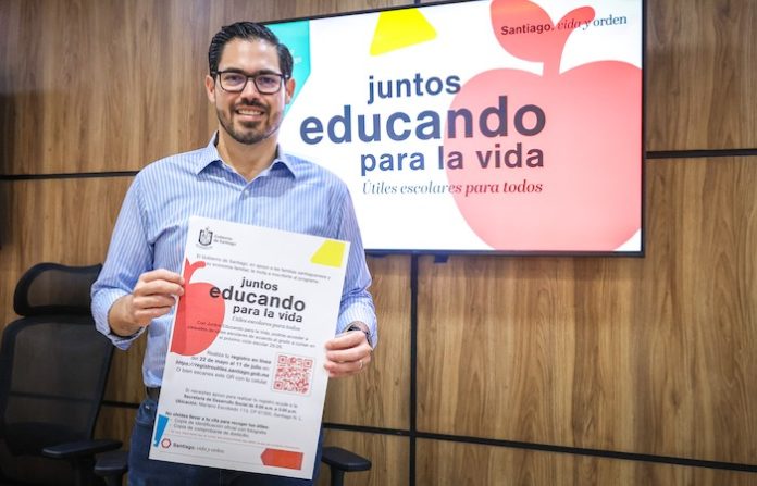 Santiago inicia registro para cuarta entrega de útiles escolares gratuitos