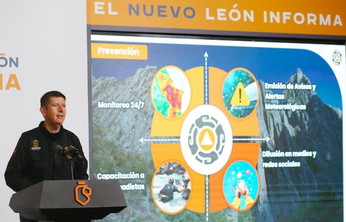Protección Civil de NL activa protocolos para temporada de lluvias y ciclones 2025