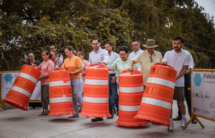 Mejoran vialidad en San Francisco con pavimentación de concreto hidráulico
