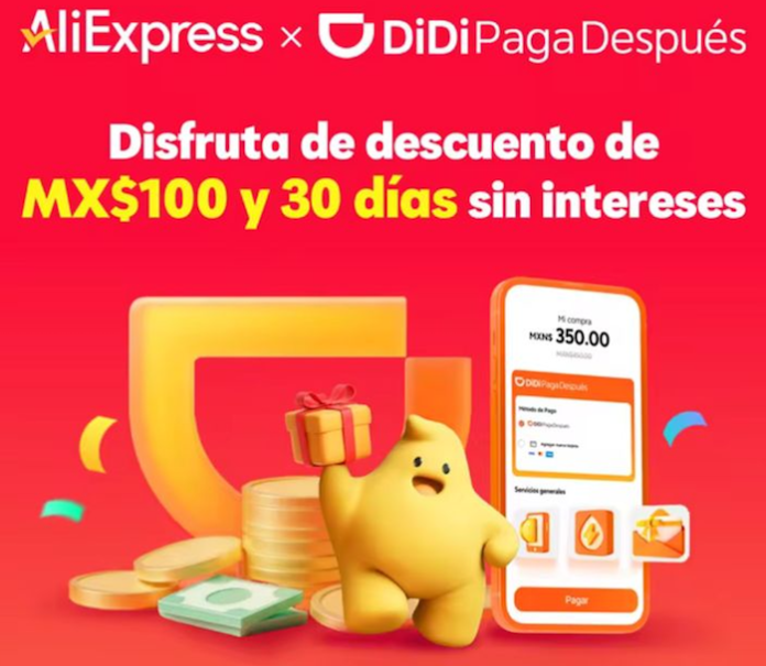 DiDi y AliExpress unen fuerzas para ofrecer compras a plazos sin intereses