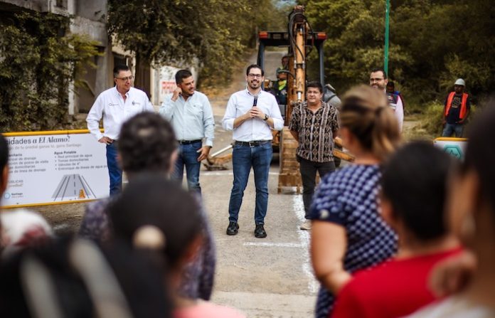 Vecinos de El Álamo celebran: llegan servicios básicos y mejoras viales