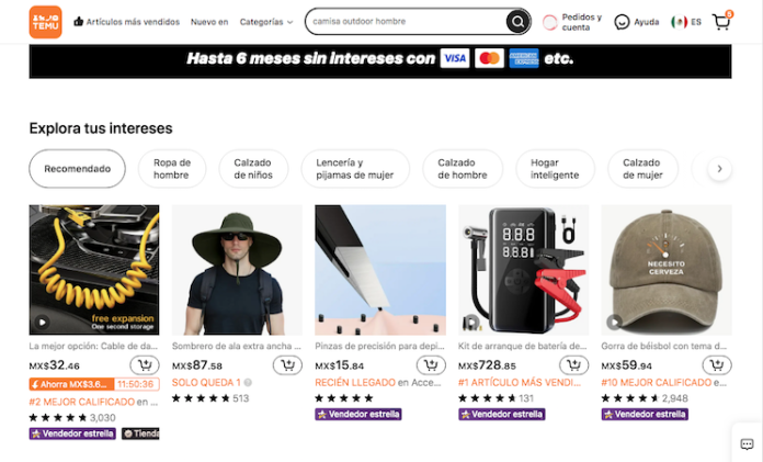 El gigante del comercio electrónico chino “Temu” cambia su estrategia para evitar los aranceles de EU