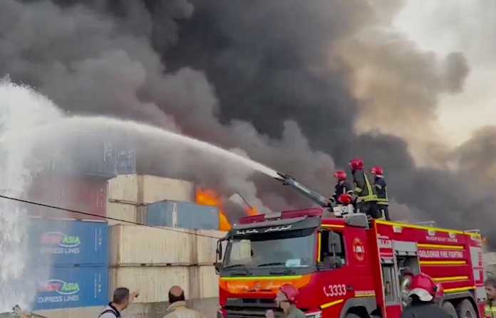 Irán detiene a dos personas en relación con la explosión en el puerto de Bandar Abbas