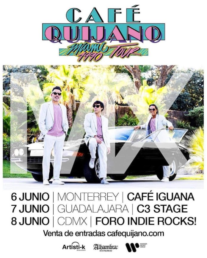 Café Quijano vuelve a México para transportarnos en el tiempo con su “Miami 1990 Tour”