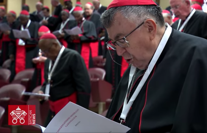 Los cardenales electores llegan a Roma para participar en el cónclave