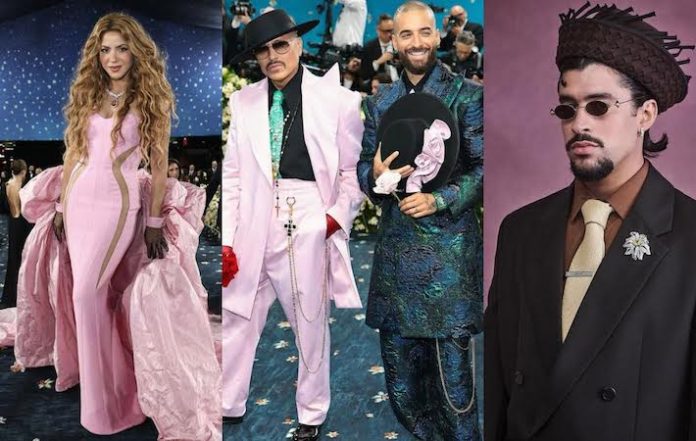 Shakira, Bad Bunny, Maluma: Latinos conquistan la Met Gala 2025 con moda, historia e identidad