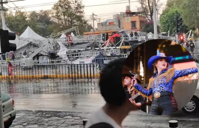Colapsa escenario en concierto del Día de las Madres: hay siete heridos y se cancela el evento