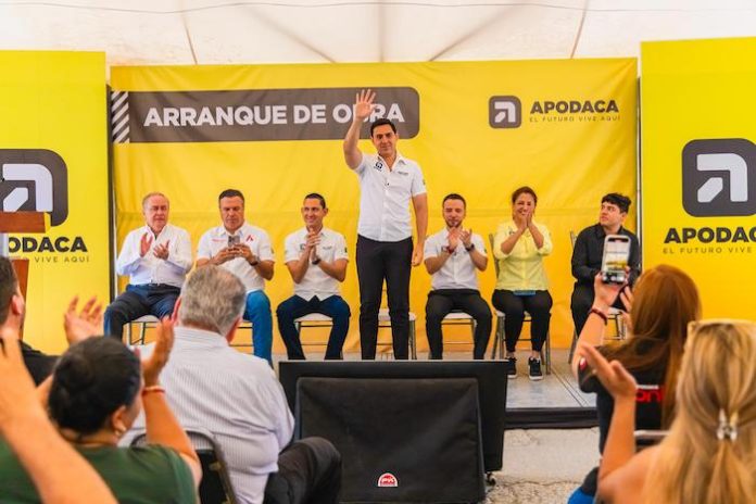 Inician en Apodaca obras viales por más de 275 millones de pesos