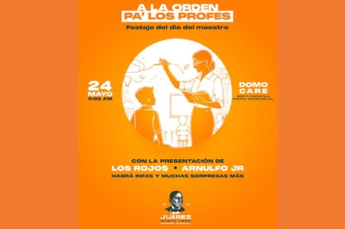Prepara Félix Arratia magno festejo para docentes de Juárez