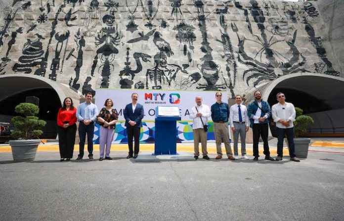 “Ojo de Agua”: Arte urbano transforma el túnel de Loma Larga