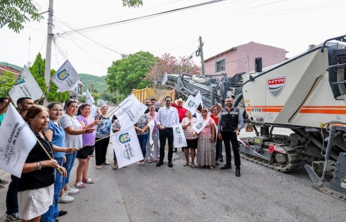Inician trabajos de rehabilitación vial en Lomas de El Cercado para mejorar la movilidad en Santiago