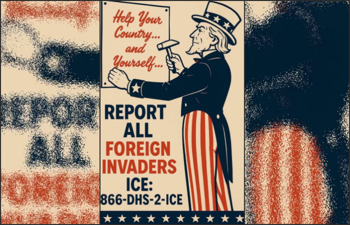 “Denuncien a los invasores extranjeros”: Trump recurre al Tío Sam para su política migratoria