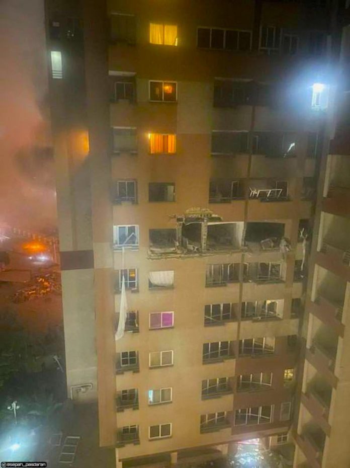 Ataques israelíes a zonas residenciales de Teherán dejan 78 muertos y 329 heridos