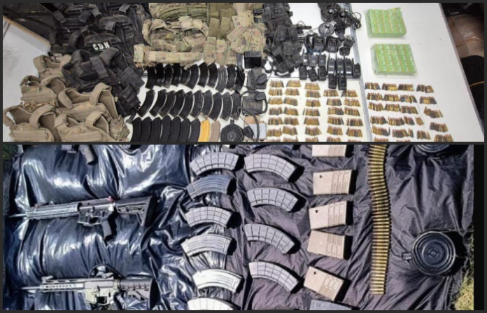 Incautan arsenal y equipo táctico en operativos de la región citrícola