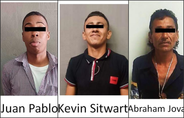 Guardia de Proximidad asegura a tres sujetos con órdenes de aprehensión