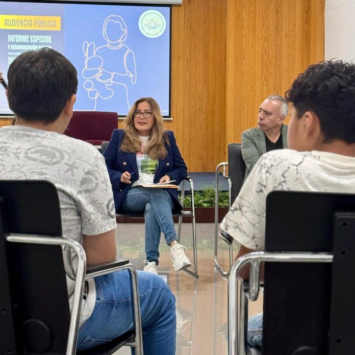 Niñez de NL alza la voz por sus desaparecidos en histórica audiencia de la CEDHNL