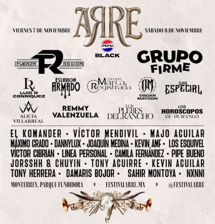 Arre Pepsi Black 2025 llega a Monterrey con lo mejor del regional mexicano