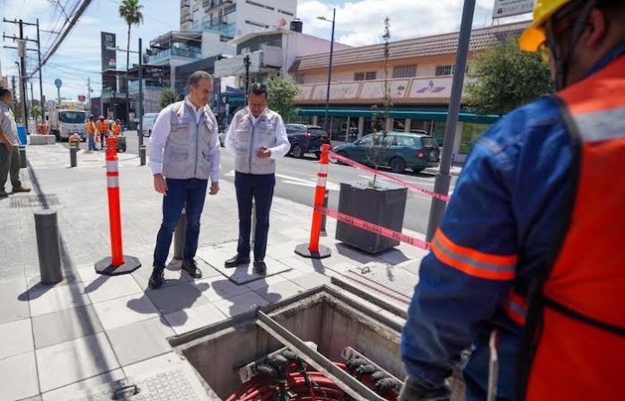 Invierte Monterrey 4.9 mdp en soterramiento de cables en Av. del Estado