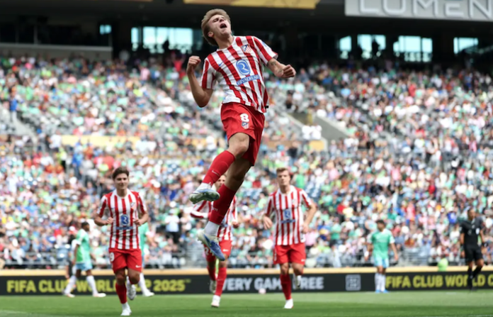 Dos golazos de Pablo Barrios ponen a bailar al Atleti contra los Sounders